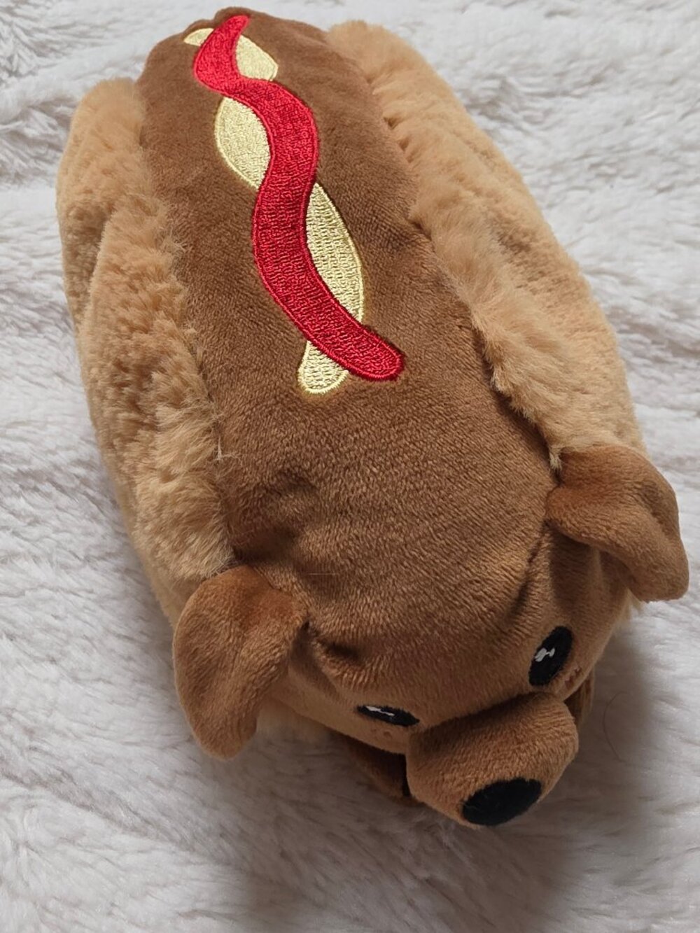 Squishable Mini Dachshund Hot Dog Plush Stuffed Animal Wiener Dog Bun